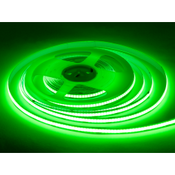 LED strip COB 320led-8mm-12V IP20 12W/m 700lm/m green 2 years warranty LEDUA