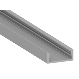 Aluminum profile for LED strip AL-65 2 meters anodized overhead LEDUA (1018490)