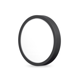LED Round surface-mounted lamp VIDEX 18W 5000K Black