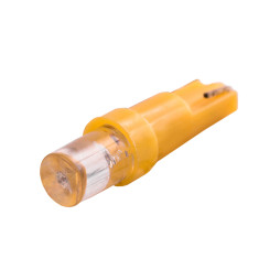 LED car lamp T5-1pc-concave LED yellow 12V LEDUA