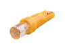 LED car lamp T5-1pc-concave LED yellow 12V LEDUA