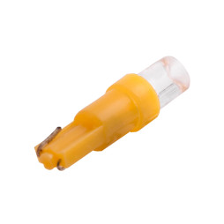 LED car lamp T5-1pc-concave LED yellow 12V LEDUA