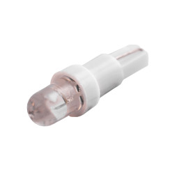 LED car lamp T5-1pc-round LED white 12V LEDUA