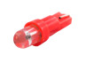 LED car lamp T5-1pc-round LED red 12V LEDUA