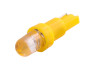 LED car lamp T5-1pc-round LED yellow 12V LEDUA