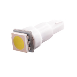 LED car lamp T5-5050-1smd white 12V LEDUA