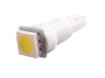 LED car lamp T5-5050-1smd white 12V LEDUA