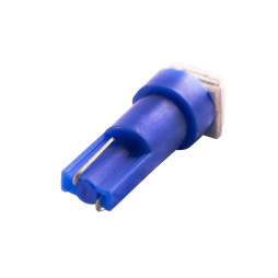 LED car lamp T5-5050-1smd blue 12V LEDUA