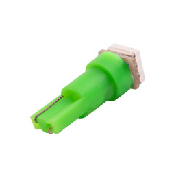 LED car lamp T5-5050-1smd green 12V LEDUA