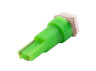 LED car lamp T5-5050-1smd green 12V LEDUA