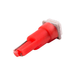 LED car lamp T5-5050-1smd red 12V LEDUA