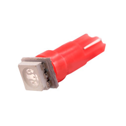 LED car lamp T5-5050-1smd red 12V LEDUA