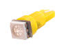 LED car lamp T5-5050-1smd yellow 12V LEDUA