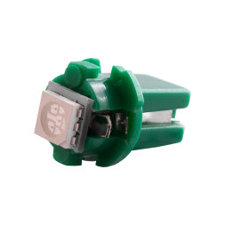 LED car lamp T5-B8.3-1smd-5050 LED green 12V LEDUA