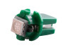 LED car lamp T5-B8.3-1smd-5050 LED green 12V LEDUA