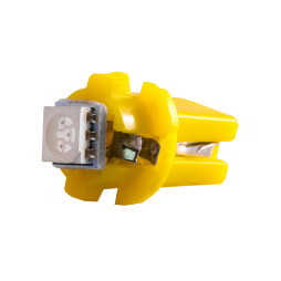 LED car lamp T5-B8.3-1smd-5050 LED yellow 12V LEDUA