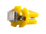 LED car lamp T5-B8.3-1smd-5050 LED yellow 12V LEDUA