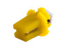 LED car lamp T5-B8.3-1smd-5050 LED yellow 12V LEDUA