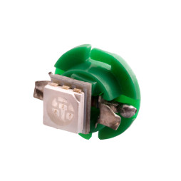 LED car lamp T5-B8.4-1smd-5050 LED green 12V LEDUA