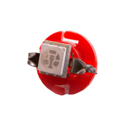 LED car lamp T5-B8.4-1smd-5050 LED red 12V LEDUA