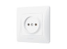 Single socket white VIDEX BINERA