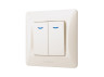 Two-button switch with backlight cream VIDEX BINERA