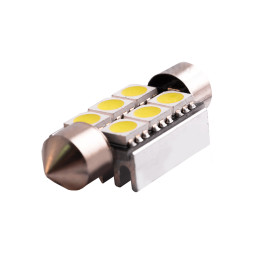 LED car lamp S85-36mm-6smd 5050 white 12V LEDUA