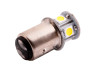 LED car lamp T25-5050-8SMD 1157 white 12V LEDUA