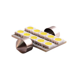 LED car lamp S85-36mm-10smd 5050 white 12V LEDUA