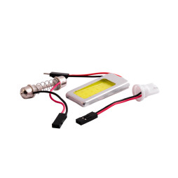 LED car lamp PCB 3W white (25*17-18) 12V LEDUA