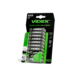 Alkaline battery LR03/AAA 20pcs Carton BLISTER Videx