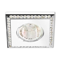 Built-in luminaire Feron DL102-W under the lamp transparent