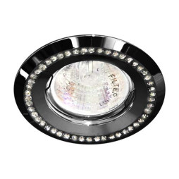 Built-in luminaire Feron DL103-BK under the lamp transparent black