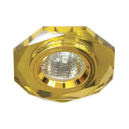 Built-in lamp Feron 8020-2 under the lamp yellow gold