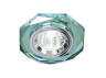 Built-in luminaire Feron 8020-2 under the lamp green silver