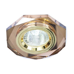 Built-in lamp Feron 8020-2 under the lamp brown gold