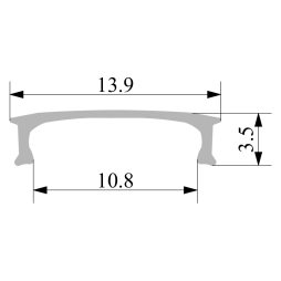 AL-01 Opal matte diffuser 2m LEDUA