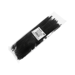 Cable tie locking black 3.5*300mm. (100pcs)