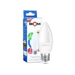 LED lamp C37 7W E27 4500K 175-260V matte VT-568 Biom