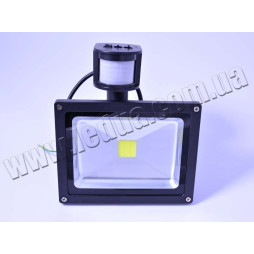 LED spotlight YM-20W 220V with motion sensor, white