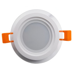 LED panel Lemanso 6W 240LM 4500K 170-265V round / LM1030 + glass Montana