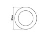 LED panel Lemanso 9W 450LM 85-265V 4500K circle / LM1025 Comfort