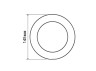LED panel Lemanso 9W 675LM 170-265V 6500K circle / LM1025 Comfort