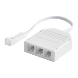 Junction box 3 holes, white, 100mm 22AWG mini mother 2 years warranty LEDUA