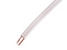 Wire acoustic SHVP 2x0.16 white aluminum copper