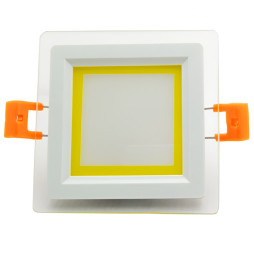 LED panel Radiance Lemanso 6W 450Lm 4500K + yellow 85-265V/LM1038 square + glass