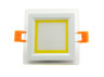 LED panel Radiance Lemanso 6W 450Lm 4500K + yellow 85-265V/LM1038 square + glass