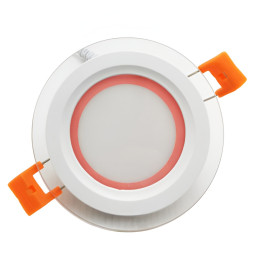 LED panel Radiance Lemanso 6W 450Lm 4500K + pink 85-265V/LM1036 circle + glass