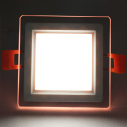 LED panel Radiance Lemanso 6W 450Lm 4500K + pink 85-265V/LM1038 square + glass
