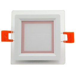 LED panel Radiance Lemanso 6W 450Lm 4500K + pink 85-265V/LM1038 square + glass